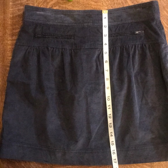 Athleta Gray Corduroy A-Line Skirt 4 Pockets Sz 4 - Picture 5 of 7